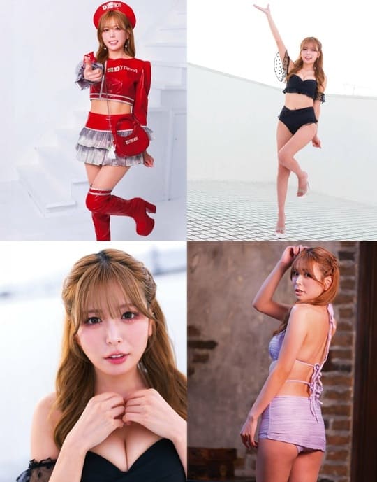 水瀬琴音の水着・ランジェリーがエロいデジタル写真集『お腹いっぱいです!』の画像2